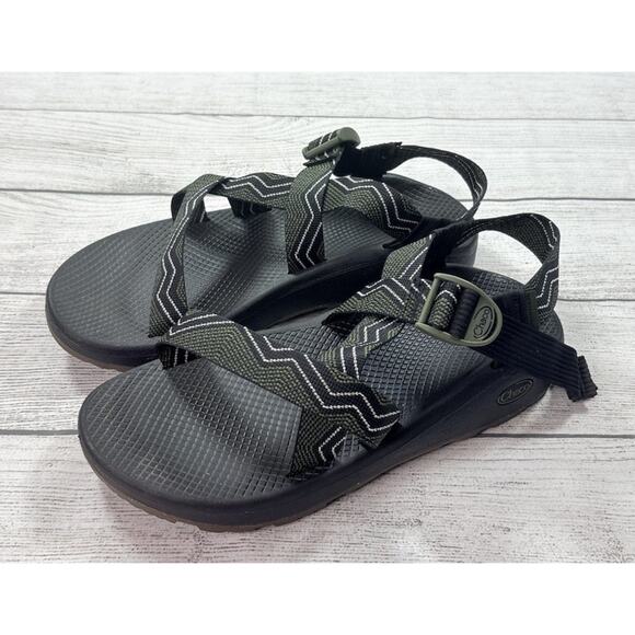 Chaco Men’s Z/Cloud Fleet Moss Sport Sandals JCH107229 Green Black Size 10